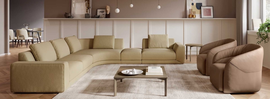 Bank groen Natuzzi Editions Schippers Woonwereld