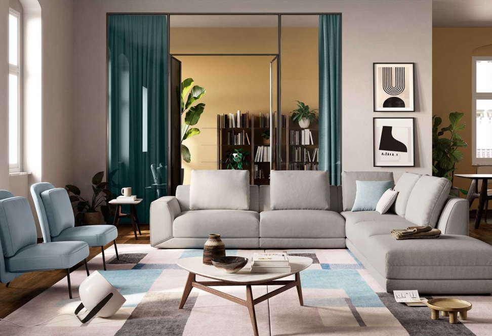 Bank grijs Natuzzi Editions